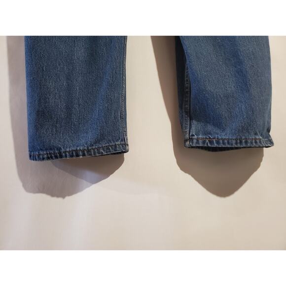 Levi's 550 Relaxed Fit Men's 40x30 Medium Wash Straight Leg Denim Blue Jeans - Picture 8 of 13